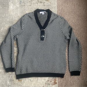 Madison Grey black and white sweater